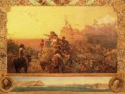 Emanuel Leutze Westwards it takes realm its course china oil painting reproduction